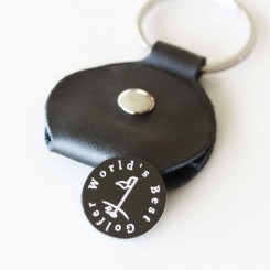 Golf Marker with Keyring Pouch